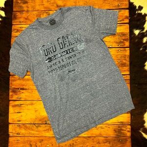 Ford Motor Co / Lucky Brand “Ford Garage” vintage slub tee. EUC